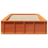 Estructura de cama Marrón cera 90 x 190 cm Madera maciza 5