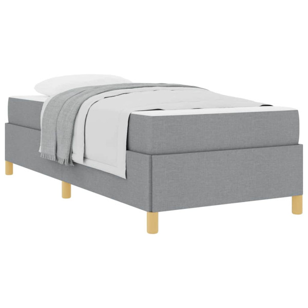 Cama tipo Box Spring Otro Gris claro y blanco y gris claro M 3