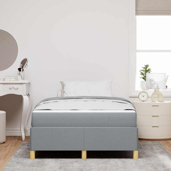 Cama tipo Box Spring Otro Gris claro y blanco y gris claro M 5