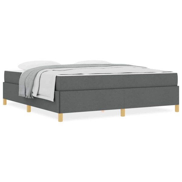 Cama tipo Box Spring Otro Gris oscuro y blanco y gris oscuro M 4