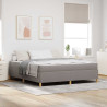 Cama Box Outros Taupe e Branco 180 x 200 cm tecido 1