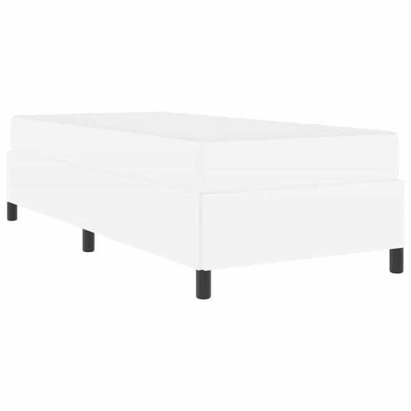 Estrutura de cama com colchão Branco 90 x 190 cm M 2