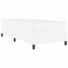 Estructura de cama con colchón Blanco 90 x 190 cm 2