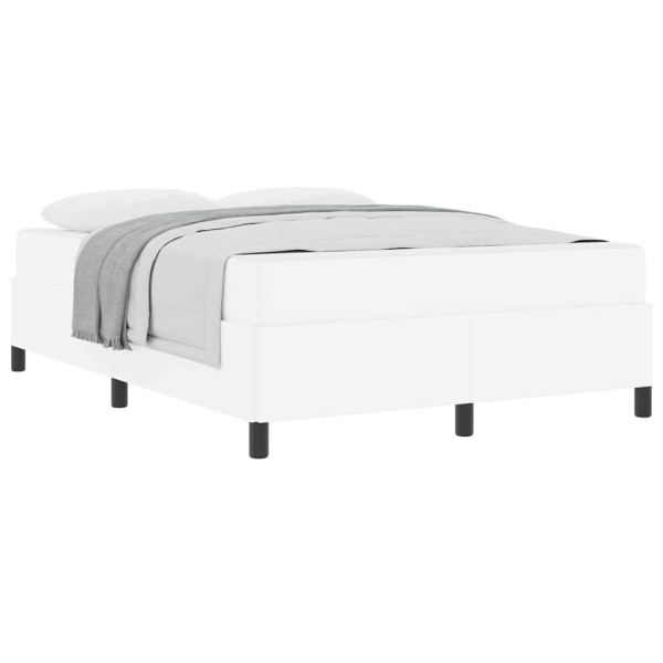 Estructura de cama con colchón Blanco 140 x 190 cm M 3