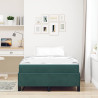 Estructura de cama Otro Verde oscuro y blanco 120 x 190 cm 5