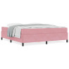 Estrutura da Cama Outros Rosa e branco 180 x 200 cm Veludo 4