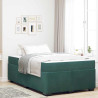 Estructura de cama con colchón Otro Verde oscuro 120 x 190 cm 1