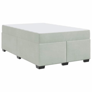 Estructura de cama con colchón Otro Gris claro 120 x 200 cm H