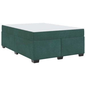 Estructura de cama con colchón Otro Verde oscuro 160 x 200 cm H