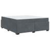 Estructura de cama con colchón Otro Gris oscuro 180 x 200 cm 2