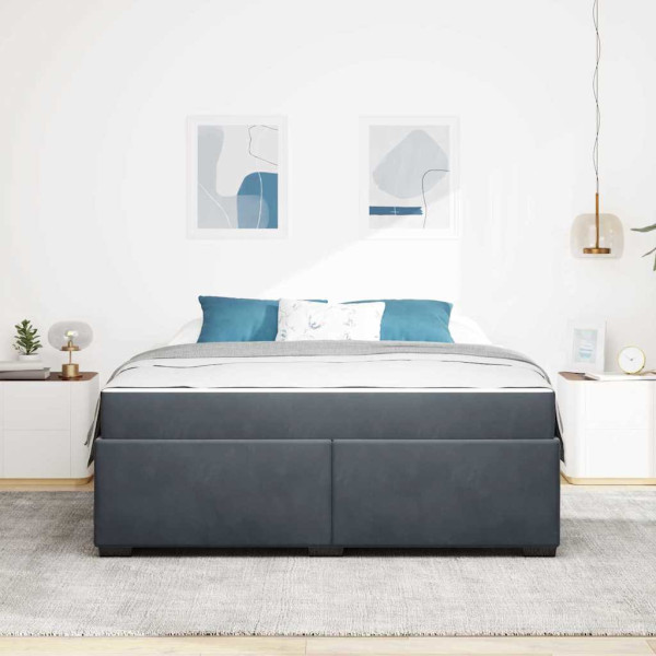 Estructura de cama con colchón Otro Gris oscuro 180 x 200 cm M 5