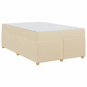 Estructura de cama con colchón Otro Crema 120 x 200 cm tela H