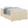 Estrutura de cama com colchão Outros Creme 120 x 200 cm tecido 4