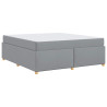 Estrutura de cama com colchão Cinzento-claro 180 x 200 cm 2