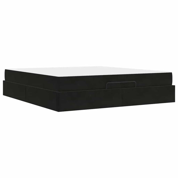 Estructura de cama Otro Verde oscuro y blanco 180 x 200 cm M 2