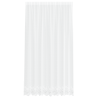 Cortina de Encaje con cortinas Floral Blanco 200 x 220 cm Poliéster 2