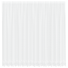 Cortina de Encaje con cortinas Floral Blanco 400 x 220 cm Poliéster 2