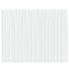 Cortina de Renda com cortinas Floral Branco 500 x 245 cm Poliéster 2