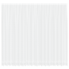 Cortina de Encaje con cortinas Floral Blanco 500 x 280 cm Poliéster 2