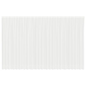 Cortina de Renda com cortinas Branco 750 x 300 cm Poliéster H