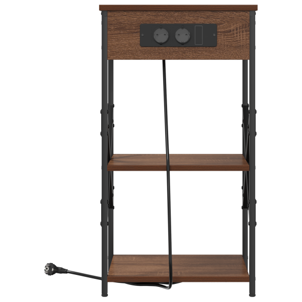 Armário de Cabeceira Carvalho castanho 41 x 31 x 76 cm M 5