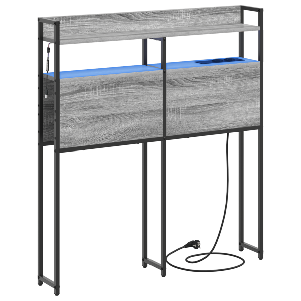 Cabecera de almacenamiento Gris sonoma 80 cm M 2