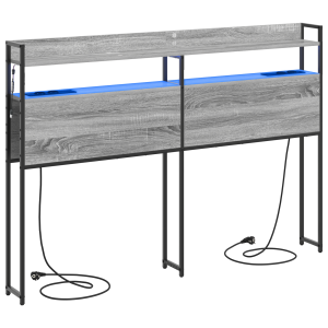 Cabecera de almacenamiento Gris sonoma 160 cm H