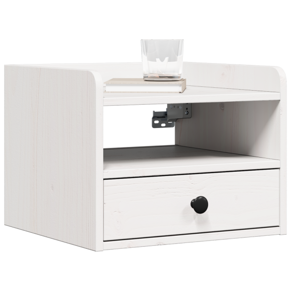 Mesa-de-cabeceira com gaveta Montado na parede Branco 38 x 36 x 29.5 cm M 3