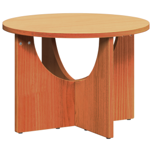 Mesa de Café Marrón 50 x 50 x 35 cm Madera de pino sólido H