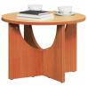Mesa de Café Marrón 50 x 50 x 35 cm Madera de pino sólido 3