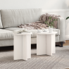 Conjunto de Mesas de Café 2 pcs Branco 41.5 x 41.5 x 41 cm 1