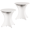 Conjunto de Mesas de Café 2 pcs Blanco 46 x 46 x 47 cm 2