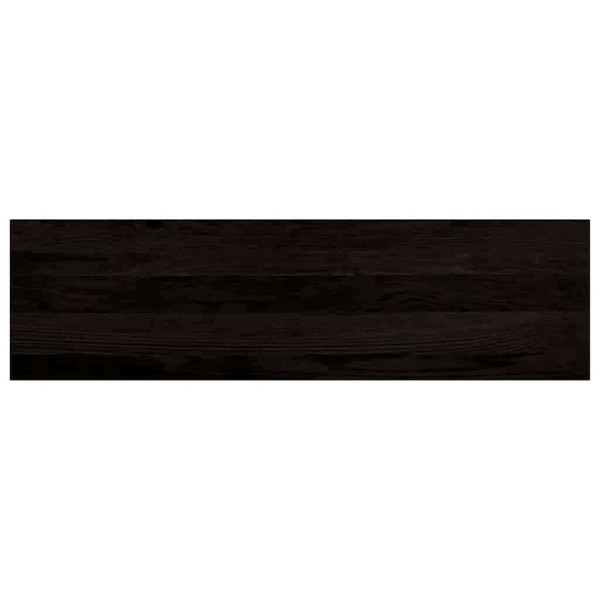 Tapetes de escada 12 pcs 90x25x2 cm carvalho castanho escuro M 4