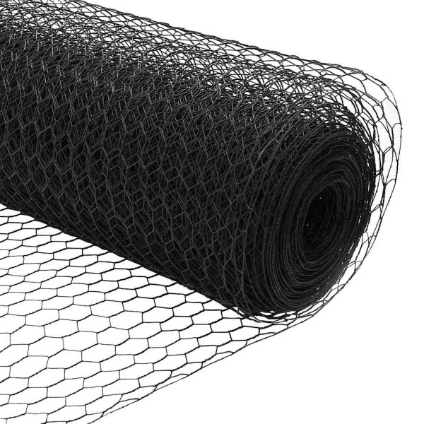 Cerca Hexagonal  Gris 0.8x50 m Acero M 5