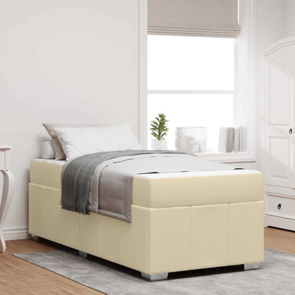 Estructura de cama Crema 80 x 200 cm tela D