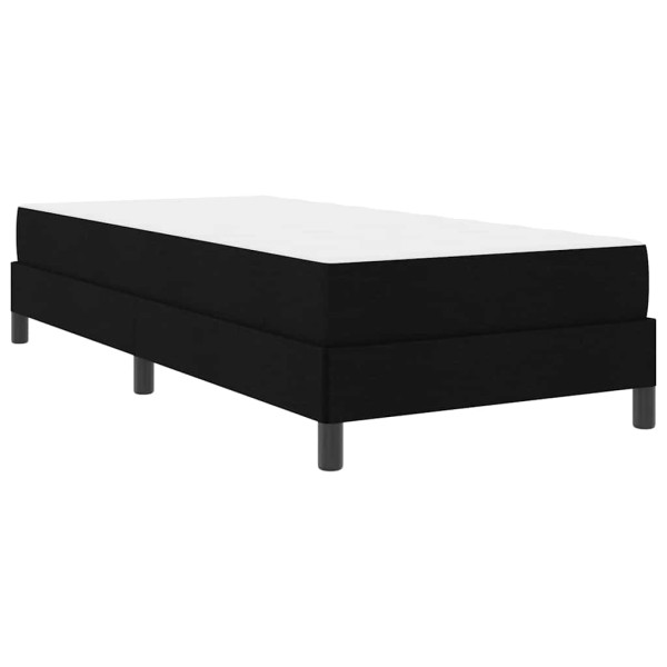 Cama tipo Box Spring Otro Negro 80 x 200 cm tela M 2