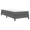 Cama tipo Box Spring Otro Gris oscuro 90 x 190 cm tela 2