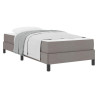 Cama Box Outros Cinzento-acastanhado 90 x 190 cm tecido 3