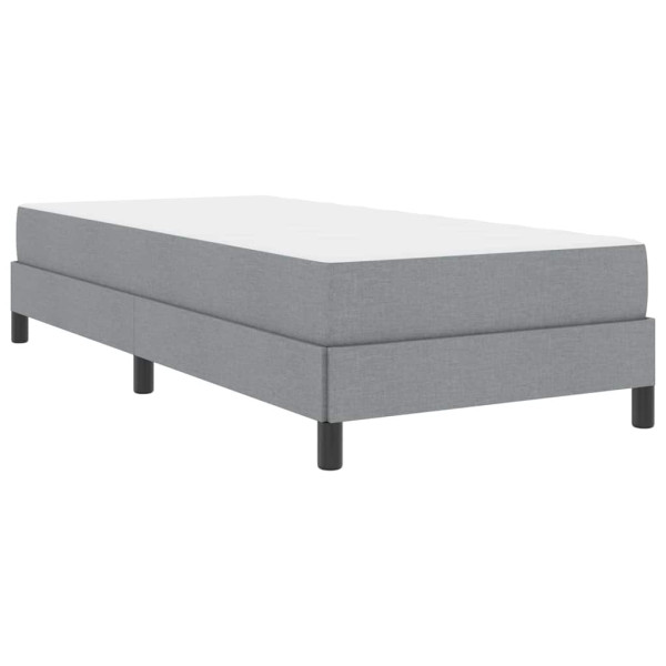 Cama Box Outros Cinzento-claro 90 x 200 cm tecido M 2