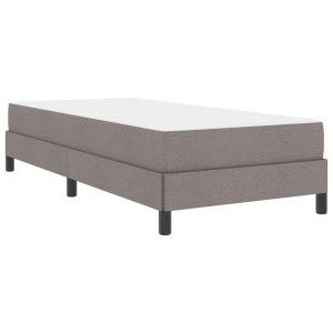 Cama tipo Box Spring Otro Taupé 100 x 200 cm tela H