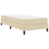 Cama tipo Box Spring Otro Crema 100 x 200 cm tela 2