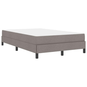 Cama tipo Box Spring Otro Taupé 120 x 190 cm tela H
