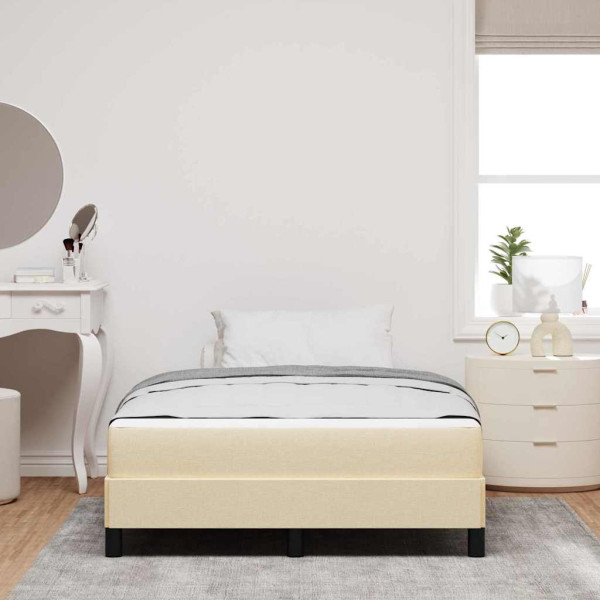 Cama Box Outros Creme 120 x 190 cm tecido M 5