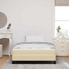Cama tipo Box Spring Otro Crema 120 x 190 cm tela 5