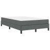 Cama tipo Box Spring Otro Gris oscuro 120 x 200 cm tela 2