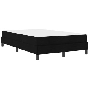 Cama tipo Box Spring Otro Negro 120 x 200 cm tela H