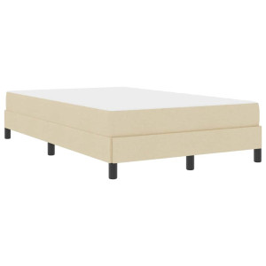 Cama tipo Box Spring Otro Crema 120 x 200 cm tela H