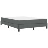 Cama Box Outros Cinzento escuro 160 x 200 cm tecido 2