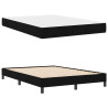 Cama tipo Box Spring Otro Negro 160 x 200 cm tela 5