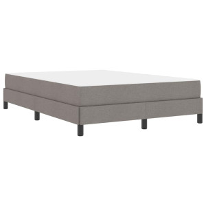 Cama Box Outros Cinzento-acastanhado 160 x 200 cm tecido H